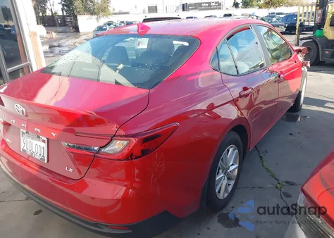 2025 Toyota Camry Le from USA, damaged, VIN 4T1DAACK2SU108807